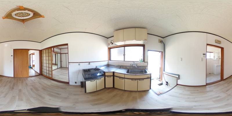 パノラマ画像キッチン