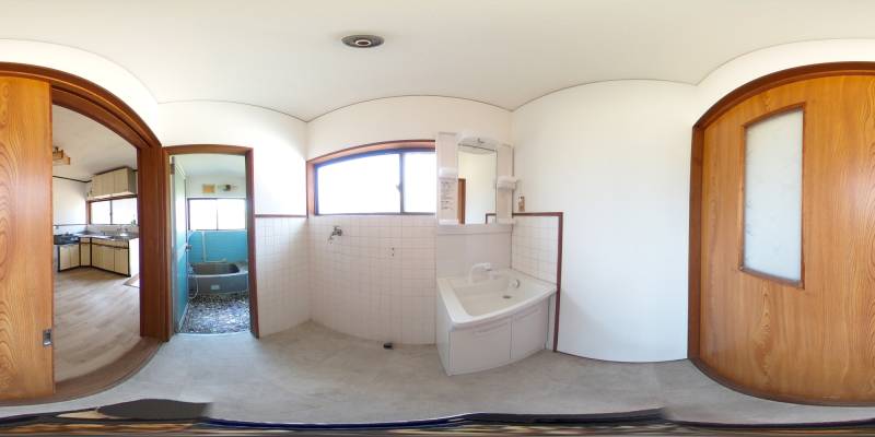 パノラマ画像洗面所