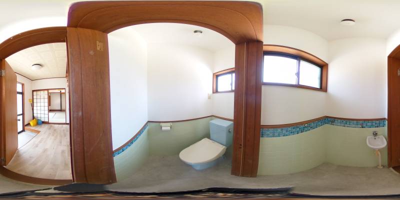 パノラマ画像トイレ