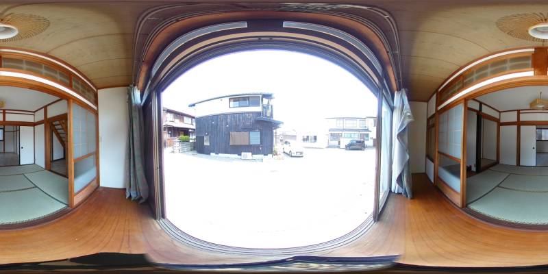 パノラマ画像バルコニー