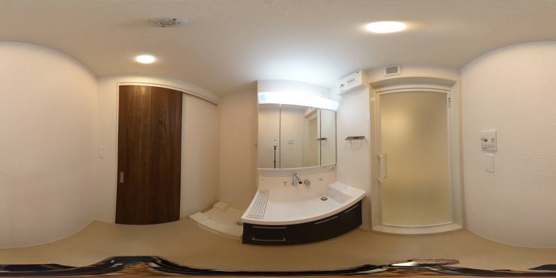 パノラマ画像洗面所