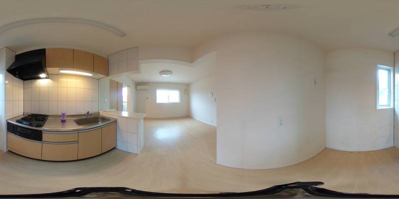 パノラマ画像キッチン