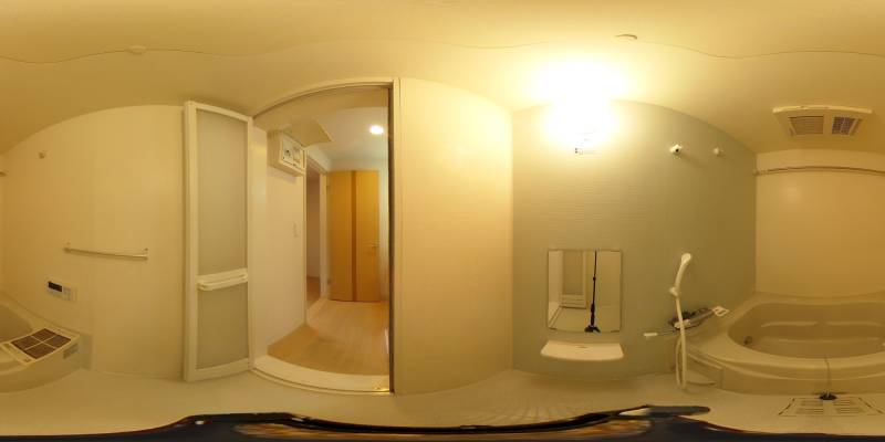 パノラマ画像バスルーム