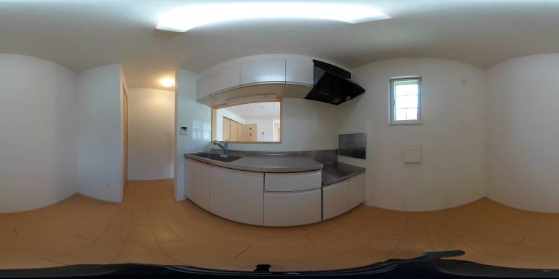 パノラマ画像キッチン