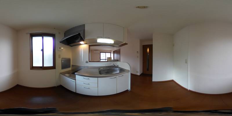 パノラマ画像キッチン