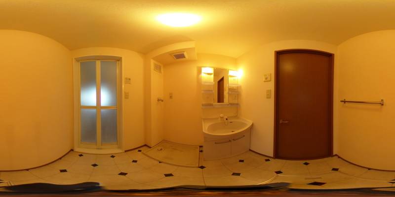 パノラマ画像洗面所