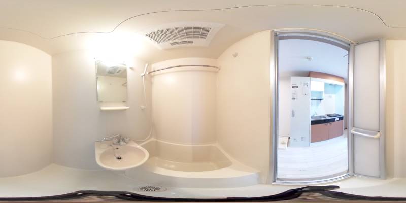 パノラマ画像バスルーム