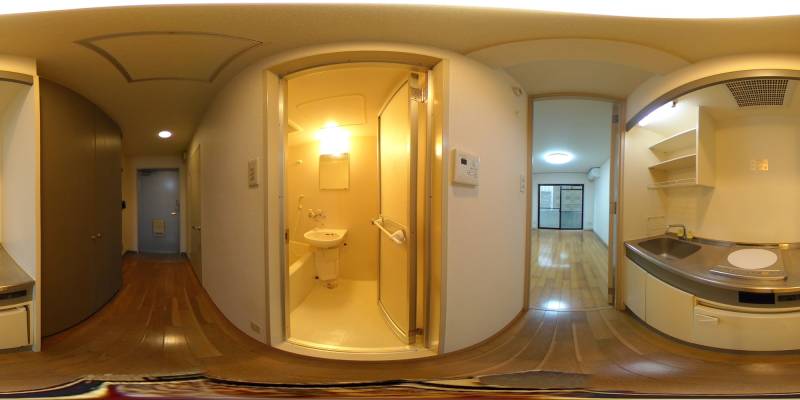 パノラマ画像キッチン