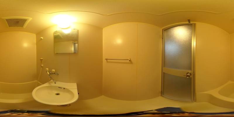 パノラマ画像バスルーム