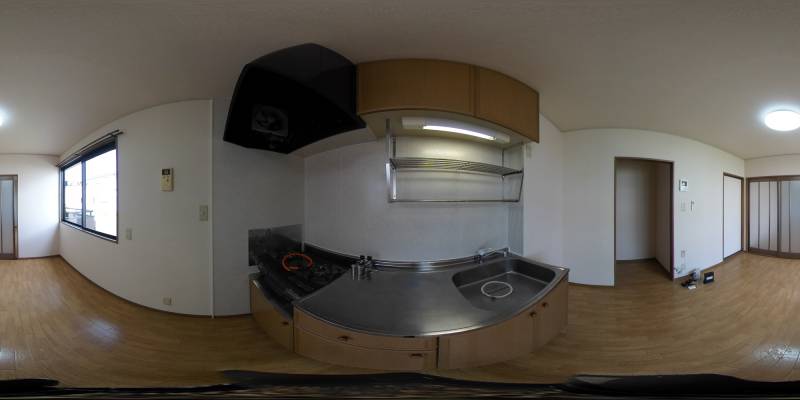 パノラマ画像キッチン