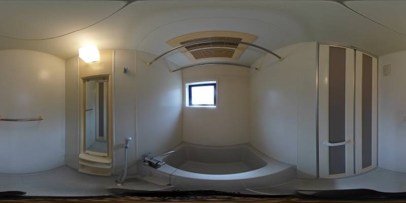 パノラマ画像バスルーム