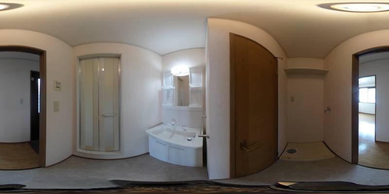 パノラマ画像洗面所