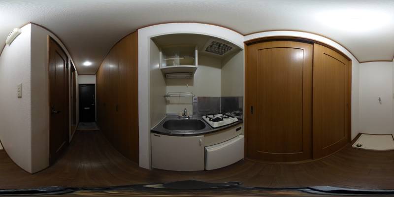 パノラマ画像キッチン