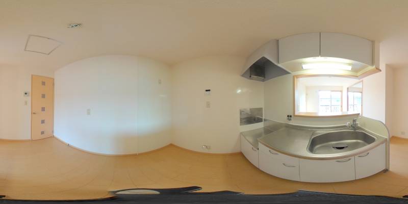 パノラマ画像キッチン