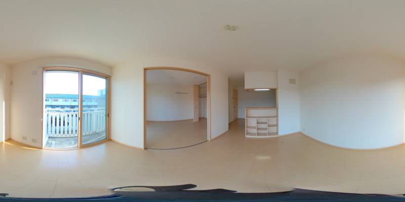 パノラマ画像リビング