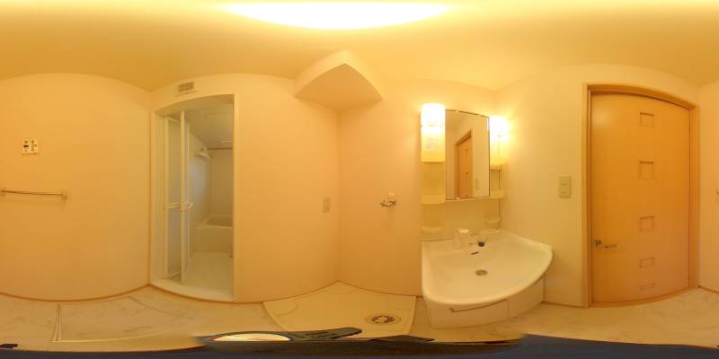 パノラマ画像洗面所