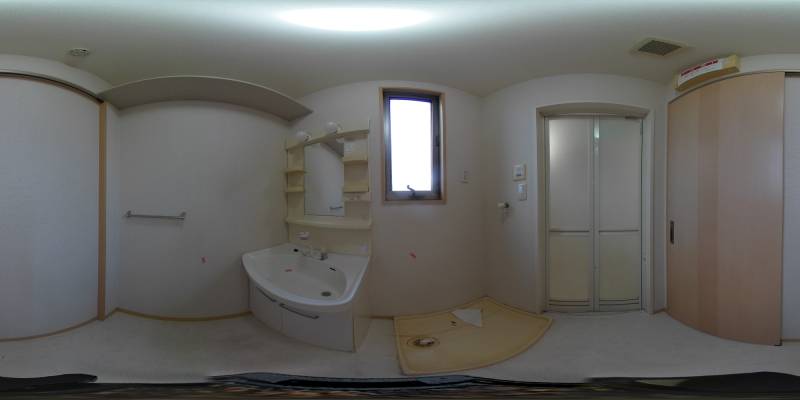 パノラマ画像洗面所