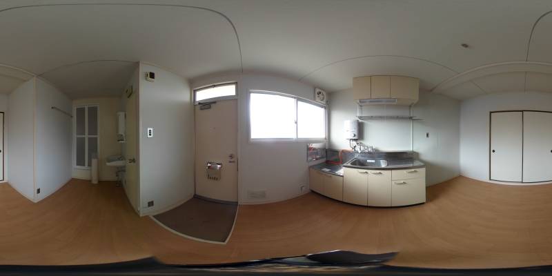 パノラマ画像キッチン