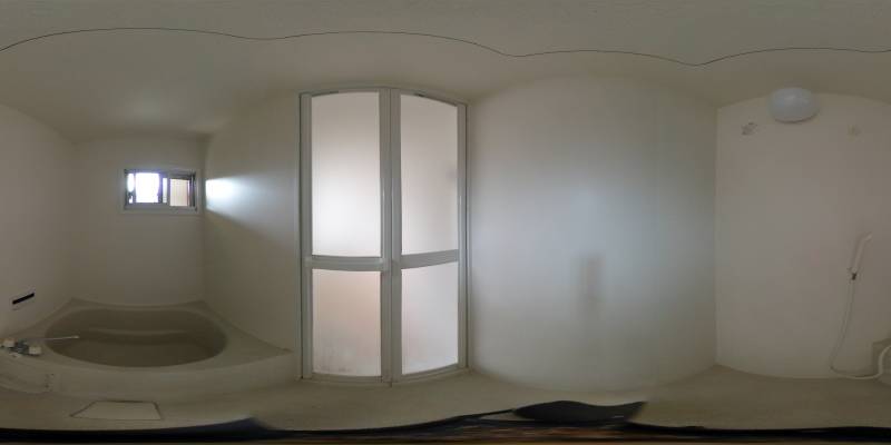 パノラマ画像バスルーム