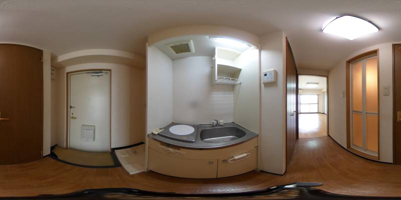 パノラマ画像キッチン