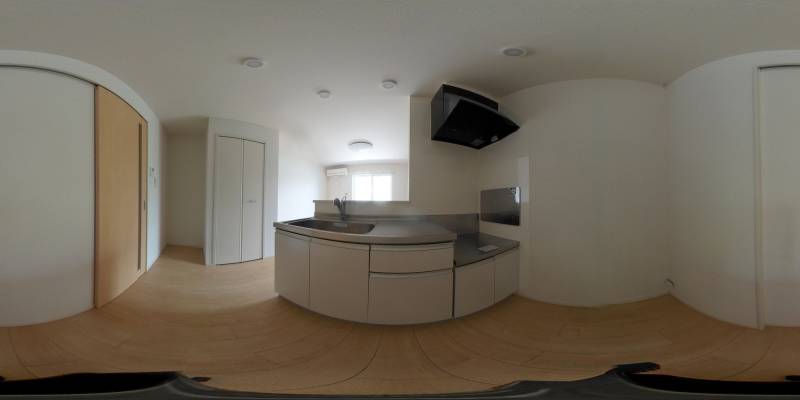 パノラマ画像キッチン