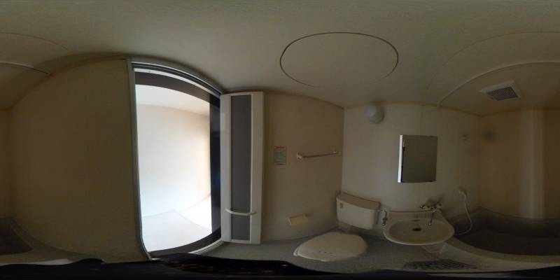 パノラマ画像バスルーム