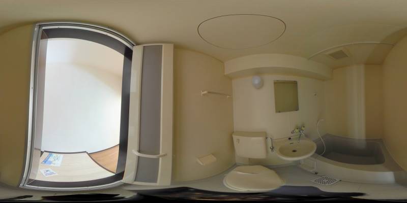 パノラマ画像バスルーム