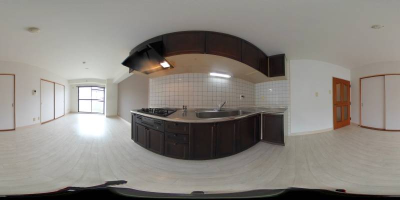 パノラマ画像キッチン