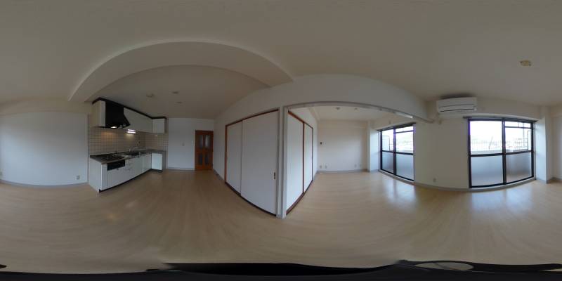 パノラマ画像リビング