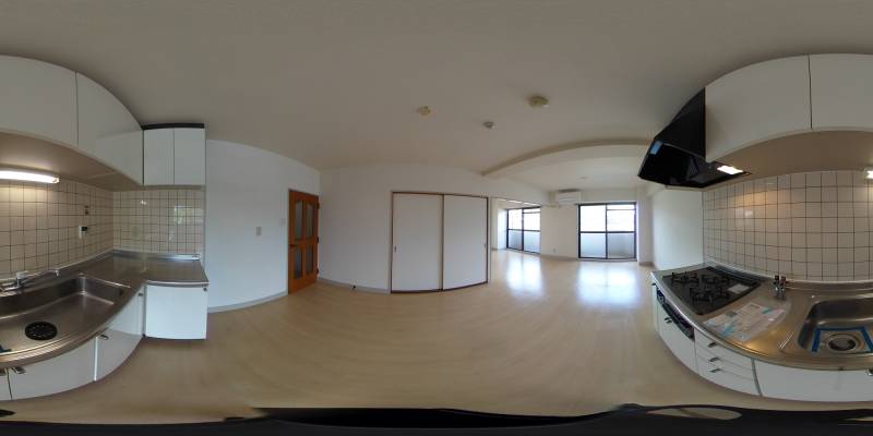 パノラマ画像キッチン