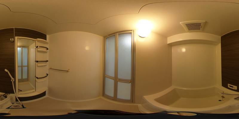 パノラマ画像バスルーム