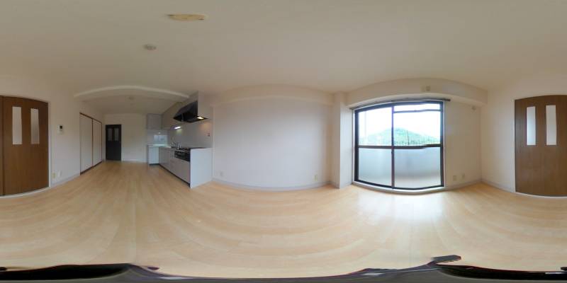 パノラマ画像リビング