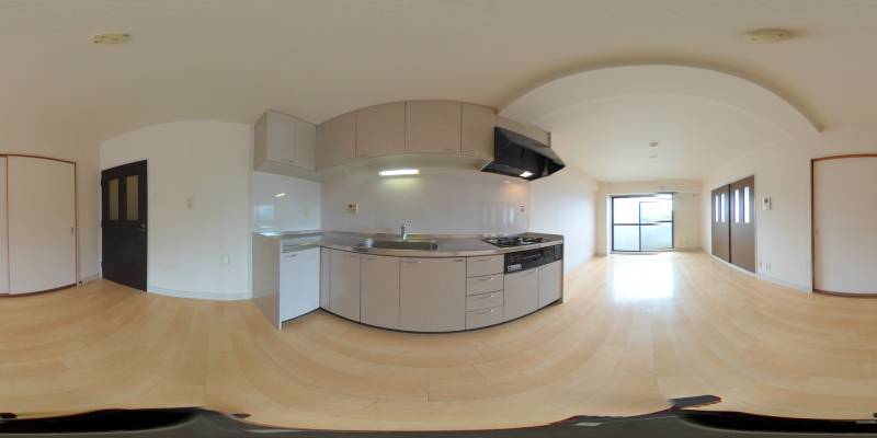 パノラマ画像キッチン