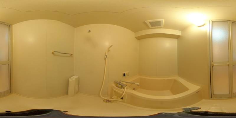 パノラマ画像バスルーム