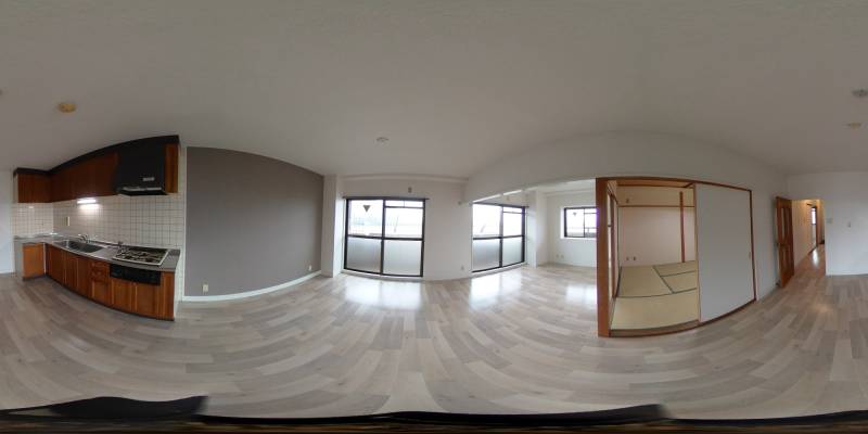 パノラマ画像リビング