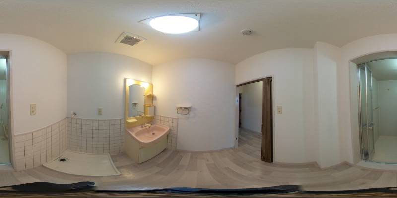 パノラマ画像洗面所