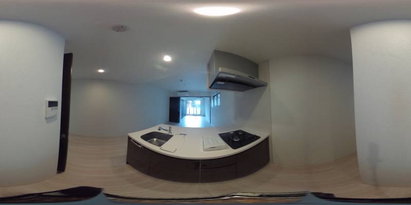 パノラマ画像キッチン