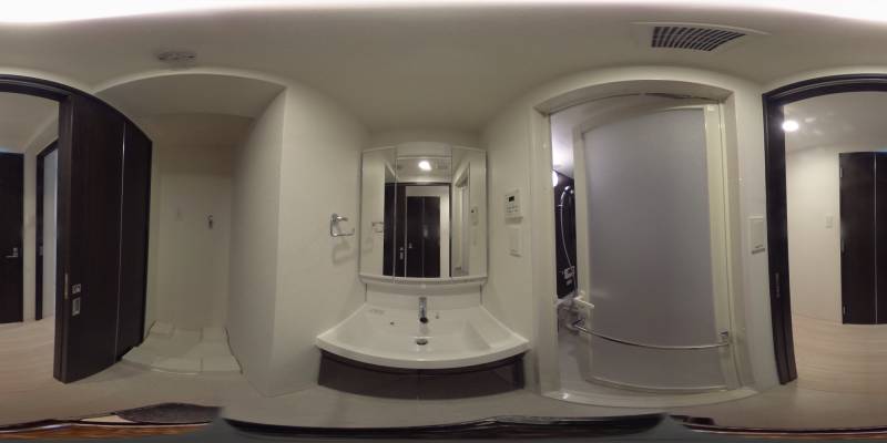 パノラマ画像洗面所