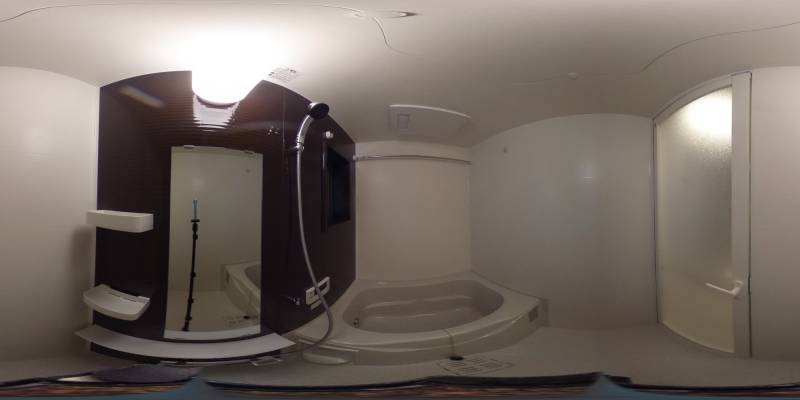 パノラマ画像バスルーム