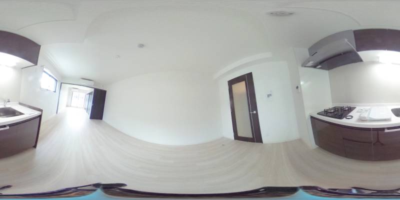 パノラマ画像キッチン