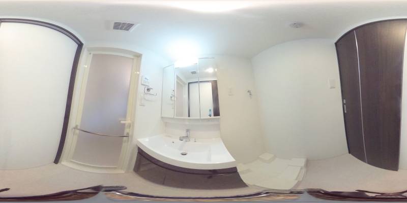 パノラマ画像洗面所