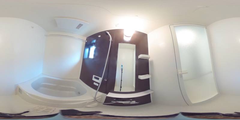 パノラマ画像バスルーム