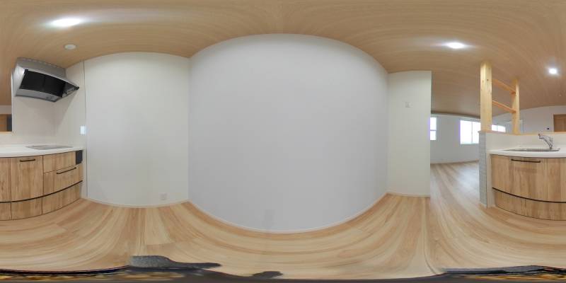 パノラマ画像キッチン