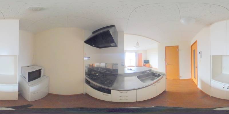 パノラマ画像キッチン