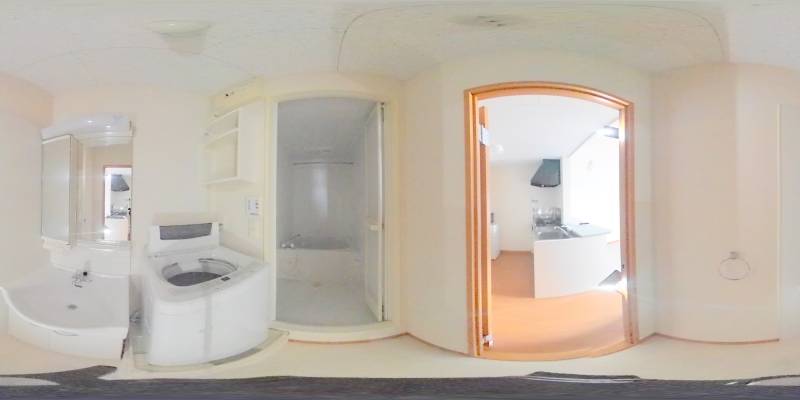 パノラマ画像洗面所