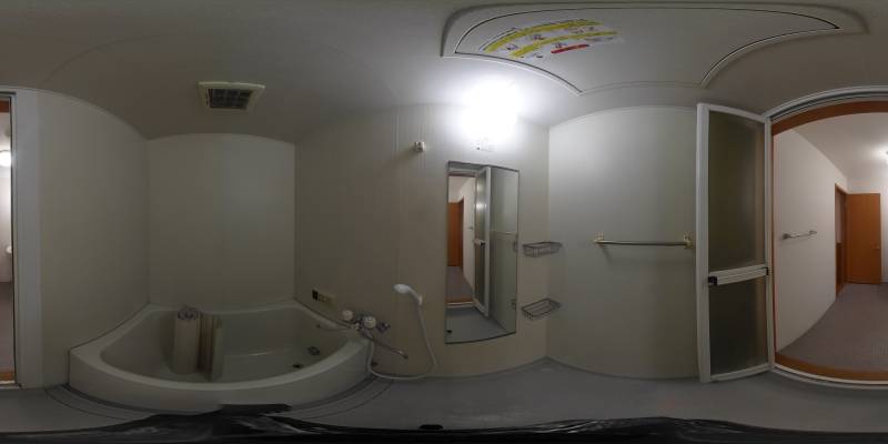 パノラマ画像バスルーム