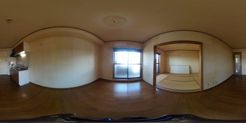 パノラマ画像リビング