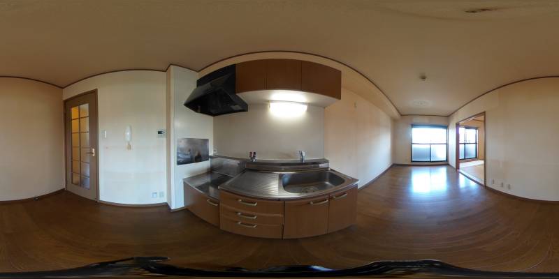 パノラマ画像キッチン