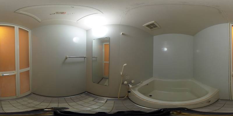 パノラマ画像バスルーム