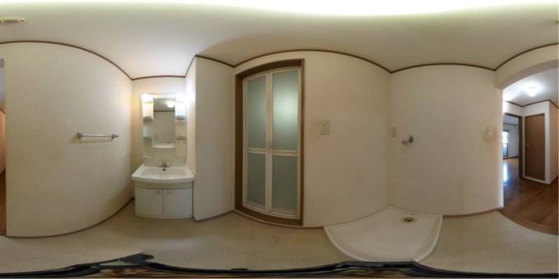 パノラマ画像洗面所